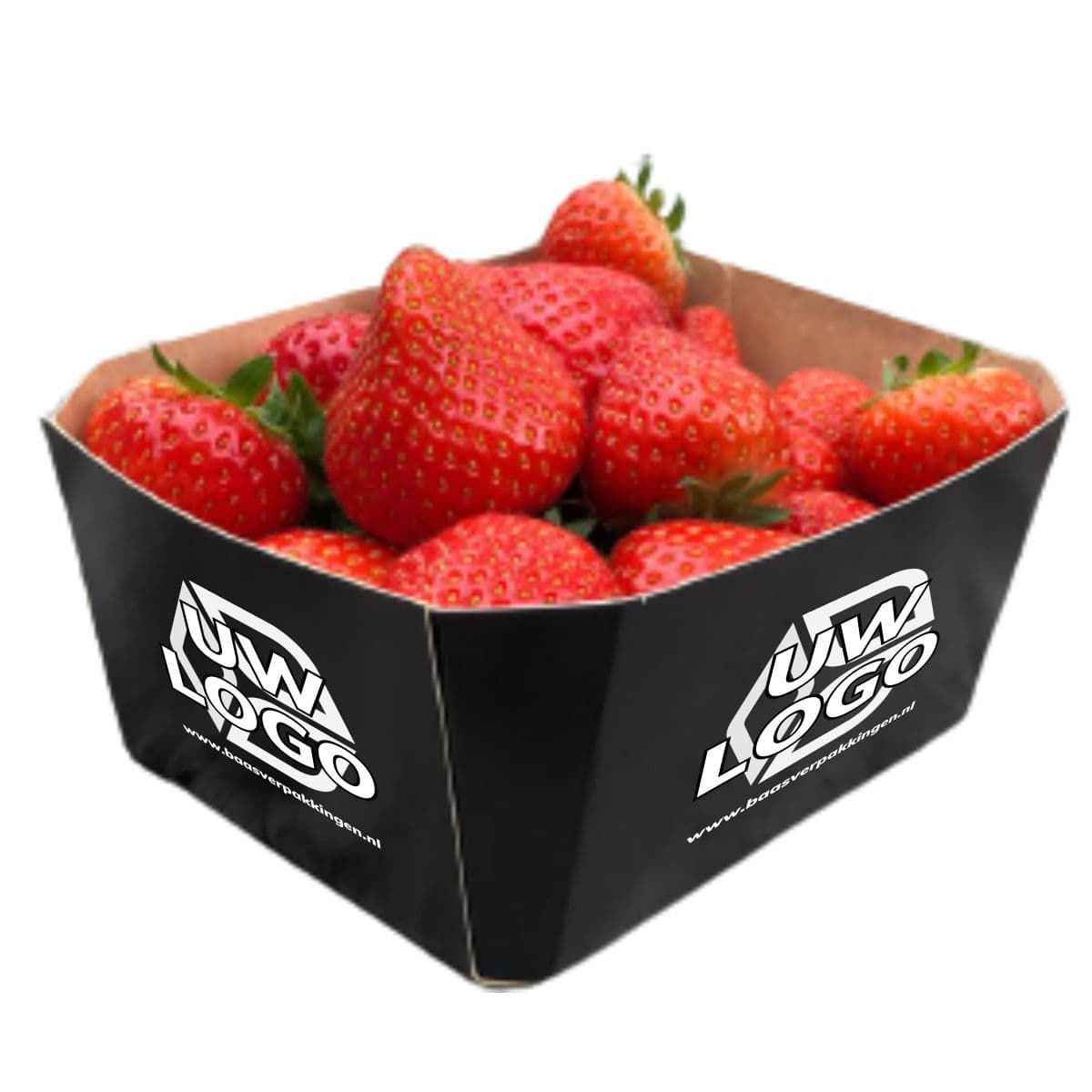 Fruitbakken laten bedrukken met logo