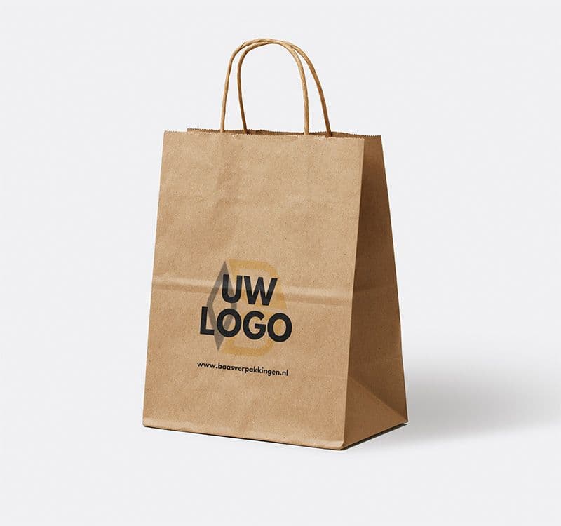 Papieren tasjes bedrukken met logo