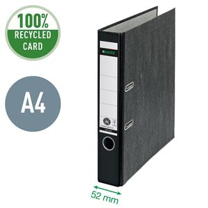 Picture 1 of Ordner Leitz 1050 180° 50mm Recycle karton A4 zwart