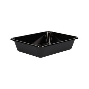 Picture 2 of Menubak 17.1cm x 12.7cm x 3.5cm 510ml 1vaks zwart c-pet