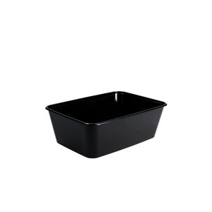 Picture 1 of Menubak 18.3cm x 13.5cm x 4.5cm 750ml 1vaks zwart pp