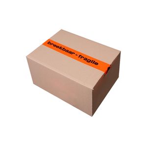 Picture 3 of PP acryl tape 50mm x 66m oranje breekbaar 32um